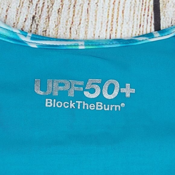 Speedo Girl's Teal Short Sleeve Rashguard Top, XL, Excellent Used Condition - Picture 7 of 7